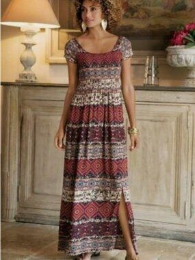 Soft Surroundings Maxi Dress XL Marcelo Boho Whimsy Maxi Dress